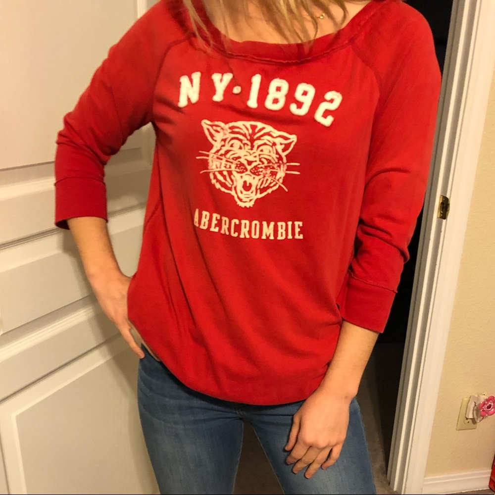 A & F Red Sweatshirt